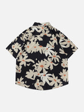 Kurzarmhemd mit Blumen-Print